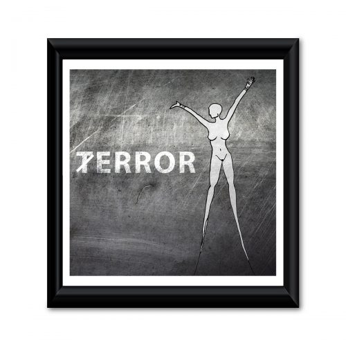 Terror / Error Kunstwerk gerahmt