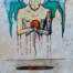 Wingman - Abstraktes Kunstwerk mit Copic Stiften - Abstrakte Kunst - Kunstdruck limitiert